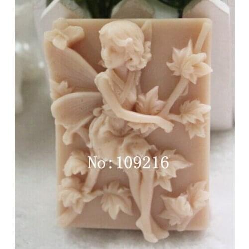 Wholesale!!!1pcs Fairy Leaves(zx027) Silicone Handmade Soap Mold Crafts DIY Silicone Mould
