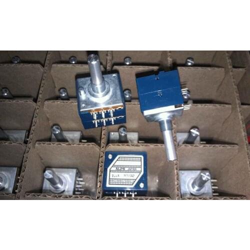 Original genuine ALPS 27 type potentiometer, double A50K 25MM shaft length