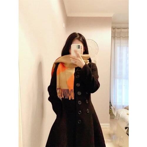 2021 Autumn winter fashion long scarves high quality wool shawl 30*190cm