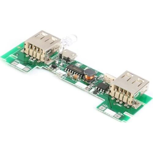 5V 2A Dual USB PowerBank Charger Module Charging Circuit Board Power Module For Lithium 18650 lipo Battery Power Bank DIY Kit