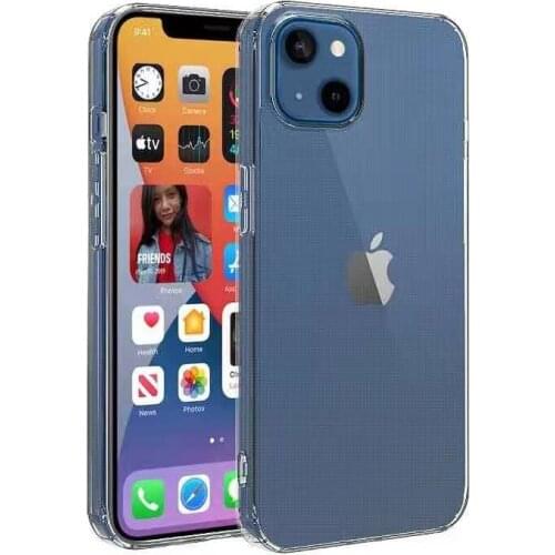 For iPhone 13 mini 13Pro 13 Pro Max Transparent Silicon Fitted Case for iPhone 13 Pro Max Plain TPU Soft Cover Clear Phone Case