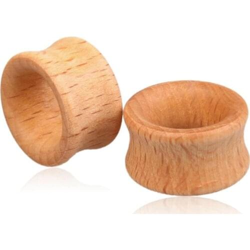 Rosewood Hollow Ear Plug Piercing Jewelry Hot Sale Funny Jewelry Flesh Tunnel Jewelry Wood 8-20mm