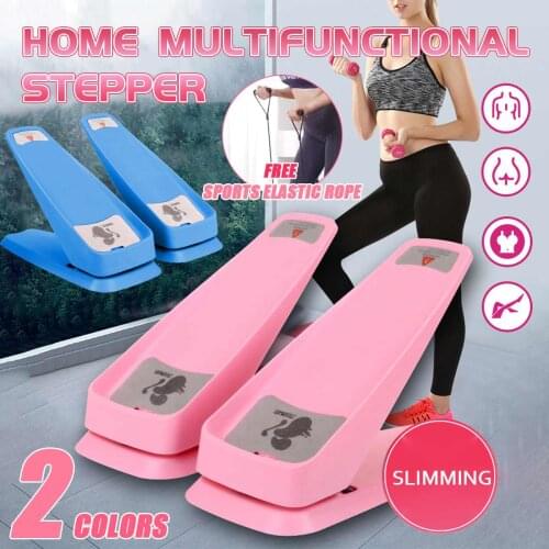 Stepper Home Mute Weight Loss Machine With stretch rope Situ Climbing Multi-Functional Mini Stovepipe Machine Fitness Equipment