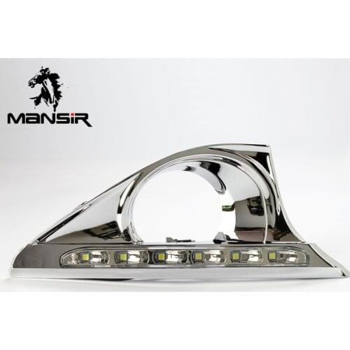 LED Daytime Running Light Daylight ABS Car DRL For Toyota Camry 2012 2013 2014 Turning Yellow Signal headlights Auto Foglamps