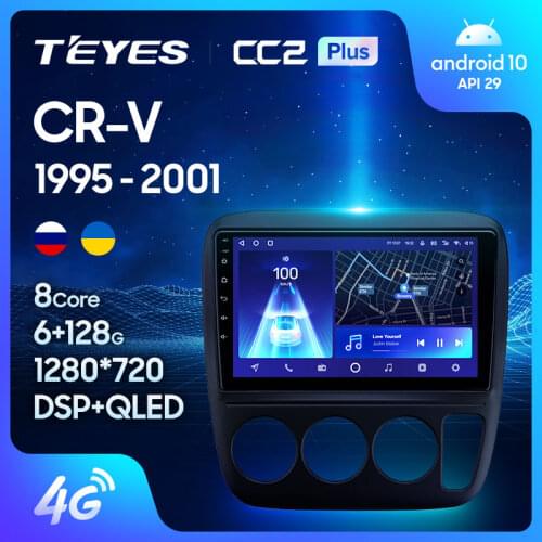 TEYES CC2L CC2 Plus For Honda CR-V CRV 1995 - 2001 Car Radio Multimedia Video Player Navigation GPS Android No 2din 2 din dvd