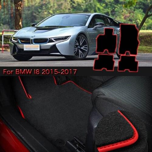 High Quality Soft Nylon Custom Made Non Slip Heavy Duty Floor Carpet Mat Rugs For BMW I8 2015-2017