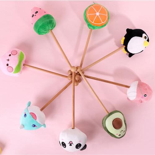 1PC Cartoon Cute Massage Hammer Beating Hammer Stick Plush Small Hammer Neck Shoulder and Leg Hand-held Back Beating Artifact