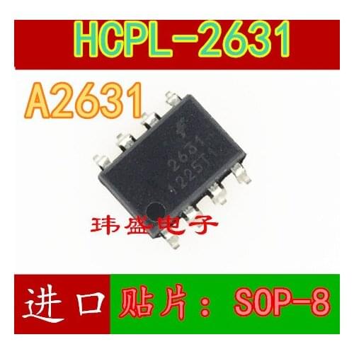 10pcs A2631 HCPL-2631 HCPL2631 SOP8 HCPL-2631SD