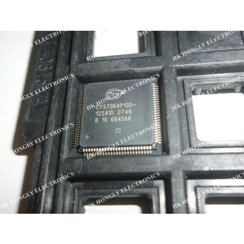 2PCS CY37064P100-125AXI TQFP100 NEW