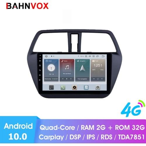 9" android 10.0 RAM 2G car gps dvd player for suzuki s-cross sx4 2014 2017 car radio multimedia navigation stereo head unit dsp