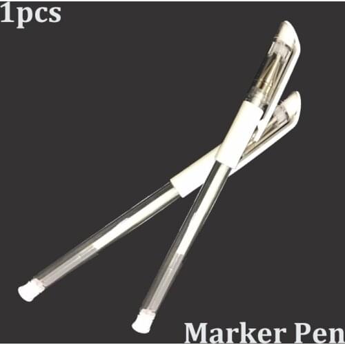 Free Ship 1pc White Eyebrow Marker Pen Tattoo Accessorie Microblading Pen Surgical Skin Marker Pen Permanent Makeup Tattoo Pen