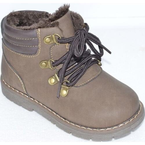 2019 New boys boots children winter shoes warm chaussure petit sapato menino hard toe&heel nonslip shoe lace zipper snow boots