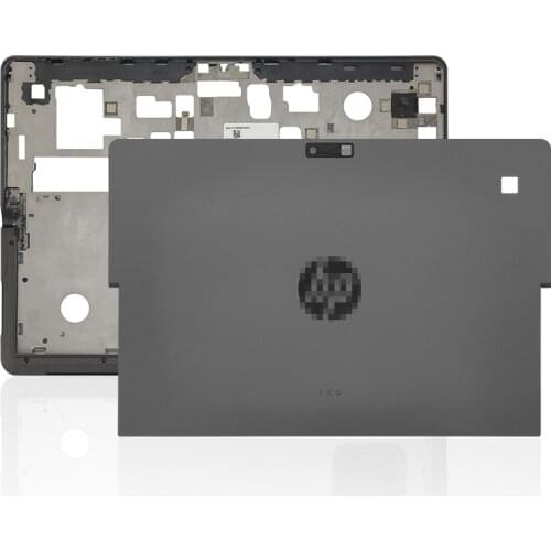 New For HP PRO X2 612 LCD Back Cover Rugged Case with Hand Black