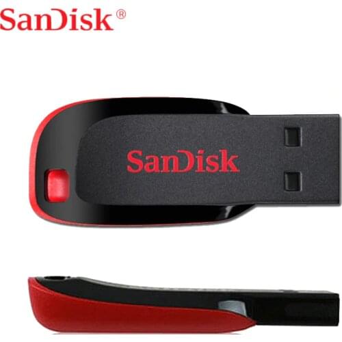 Original SanDisk USB Flash Drive 128GB USB 2.0 Memory Stick 32GB 64GB 16GB USB Disk Pen Drive CZ50 memory stick Pendrive