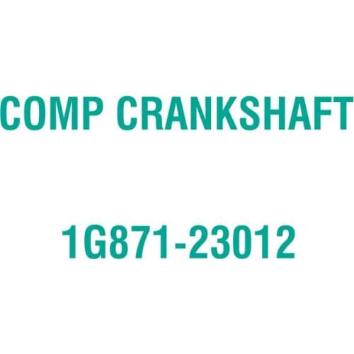 For Kubota 1G871-23012 COMP CRANKSHAFT