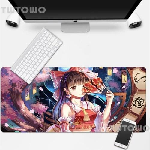 Touhou Mousepad Mouse Mat Large MousePads Desk Mat Desktop Mouse Pad Keyboard Pad Laptop Non-slip Hot Sell New Home Office