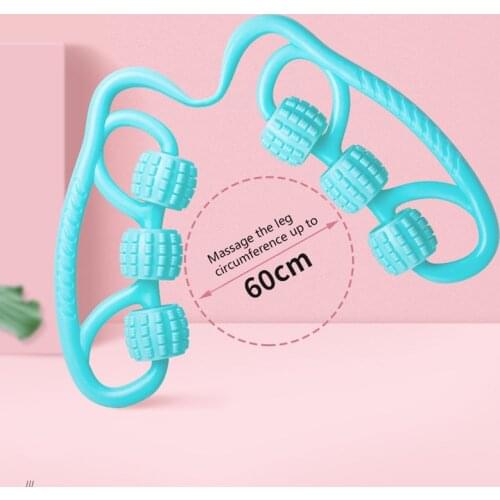 Massager Skinny Leg Muscle Relaxer Six-wheel Stovepipe Device Yoga Leg Massager Leg Clamp Fitness Equipment SJ