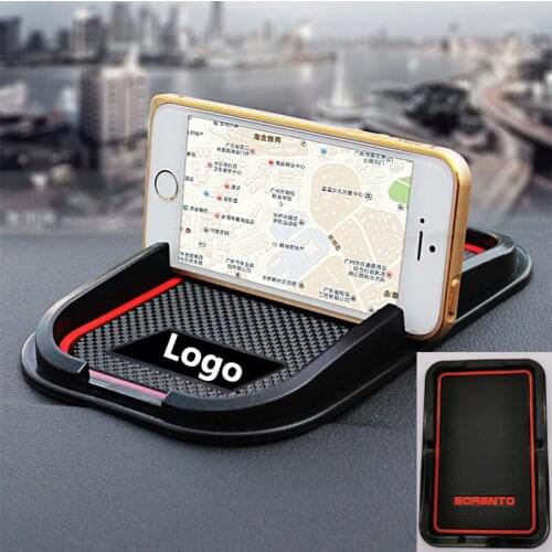 Car Dashboard Non-slip Mat Phone Holder Pad for Kia Sorento 2021 2 Accessories De 2004 2005 2006 2008 2012 2013 2018 2019 2020