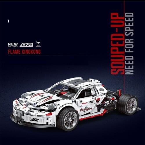 New City Champion Super Run Super Run Technology Car Building Blocks Toy Model Car Boy Toys Children Birthday Gift For Children