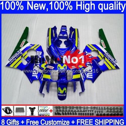 CBR400 RR For HONDA CBR 400 RR 400RR 1988 1989 1990 1991 1992 1993 136MC.2 CBR400RR NC23 88 89 90 91 92 93 Fairing glossy blue