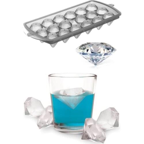 Diamond Shaped Ice Mold 18'li Water-Chocolate-fruit-Drink Cooler Freezer Kitchen Refrigerator Goods Sıcakta Solution