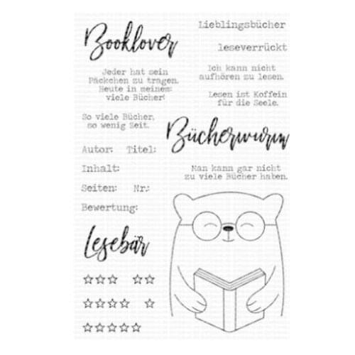 German Words Transparent Clear Silicone Stamp/Seal for DIY scrapbooking/photo album Decorative clear stamp A029