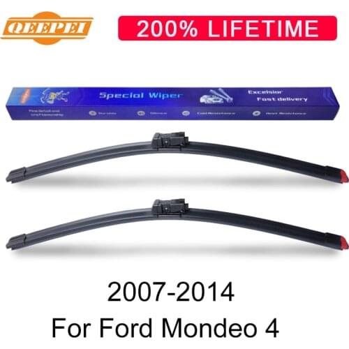 QEEPEI Windshield Wipers Blade For Ford Mondeo 4 2007-2014 26''+19''Car Accessories For Auto Rubber Windscreen Wiper CPC112-1