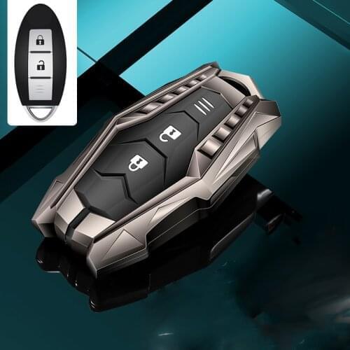 Zinc alloy+silicone Car Remote Key Case cover For infiniti FX35 FX37 FX50 G25 G35 G37 JX35 M35 M37 M45 Q70