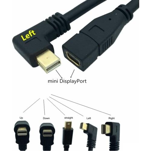 30cm Thunderbolt Mini DisplayPort Display Port DP Male To Female Extension Cable Adapter Converter Mini DP to Mini DP