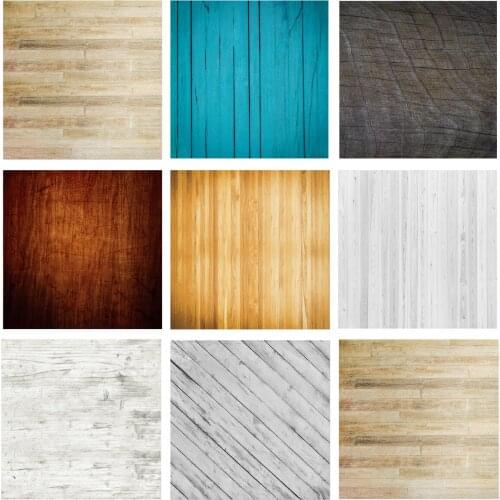 Vintage Vinyl Photo Studio Wooden Background Props Cloth Photography Backdrops