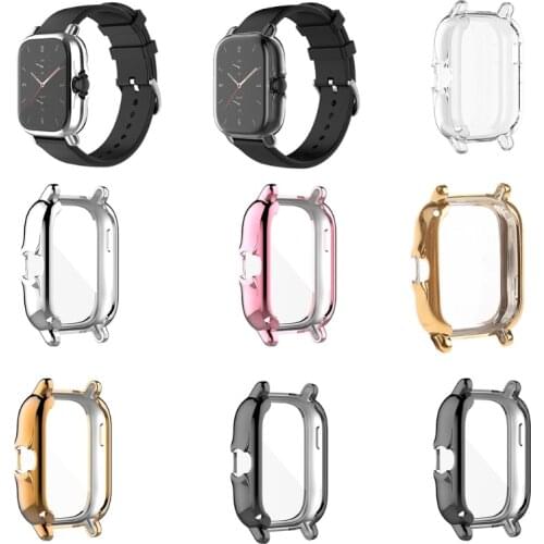 Protective Case For -Amazfit GTS2 Screen Protector Watch Cover For -Huami GTS 2 Soft TPU Durable Bumper Watch Case Shell