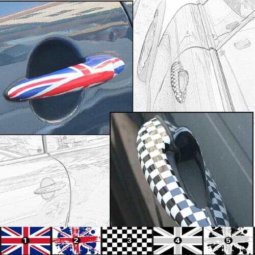 Aliauto 2 x Car Door Handle Sticker And Decals For BMW MINI COOPER Countryman R50 R52 R53 R55 R56 R57 R58 R59 R60 R61 R62