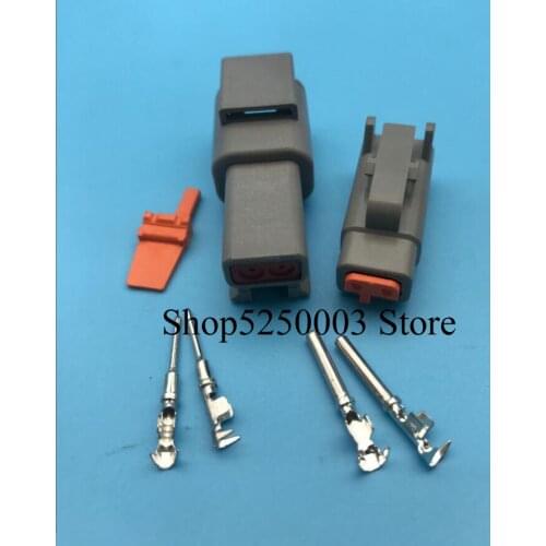 5/10 Sets Deutsch DTM 2 Pin DTM06-2S / ATM06-2S DTM04-2P / ATM04-2P Waterproof Electrical Connector Inlet Air Temperature Sensor