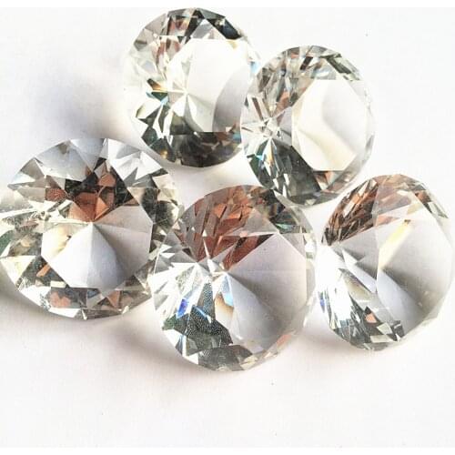 5pcs/lot 30mm k9 Clear Crystal wedding Diamond jewel, birthday party decorations and holiday gifts, home decoration accessories
