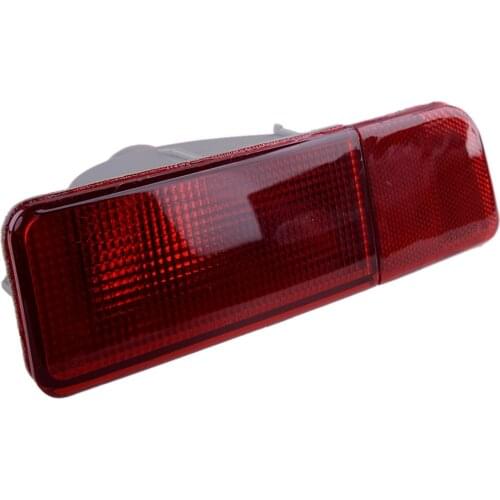 Car ABS Red Rear Left Bumper Reflector Light Lamp Housing Accessories Fit For Mitsubishi Outlander 2003 2004 2005 2006