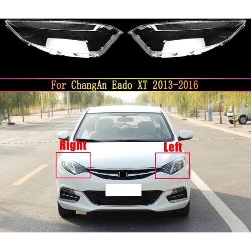 Car Front Glass Lens Headlamp Transparent Lampshade Auto Lamp Shell Lights Housing For ChangAn Eado XT 2013 2014 2015 2016