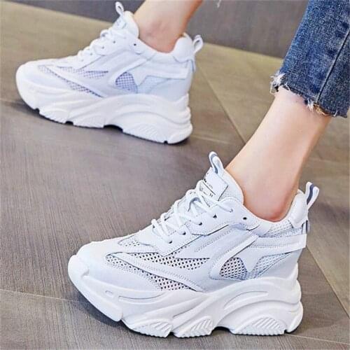 Casual Shoes High Heels Womens Leather Sandals Platform Wedge Fashion Sneaker Ankle Boots Summer Casual Shoes Oxfords