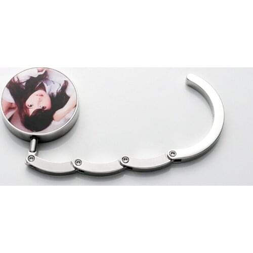 634C Sublimation Blanks Metal Bag Hook Board Ornaments DIY Heat Transfer Keychains Pendants Keychains for Sublimation