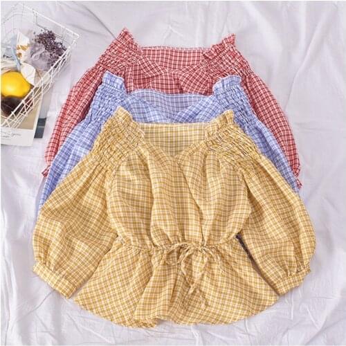 Женские трикотажные рубашки CANClO China At AliExpress