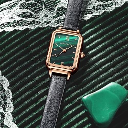 Fashion Watches Ladies Watches New Fashion Ladies Retro Casual Small Green Watches Business Watches Luxury Gold Watches Ladies