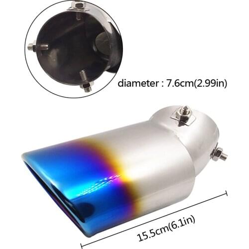 Exhaust Tip Muffler Car Accessory For Jeep Chevrolet Trax Buick Honda Renault Samsung Volvo Chery Car Tail Throat Univeral Car