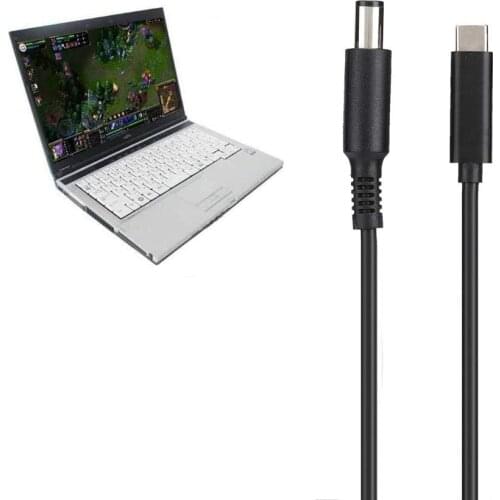 NUOLIANXIN Power Adapter Cable, Type-C Male to 7.4mm x 5.0mm Power Adapter Cable Special for Dell Series Notebook