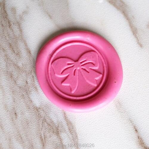 Ribbon Wax Seal Stamp, girl birthday party stamp, wood handle stamp,sealing wax, invitation Envelope seals, birthday gift idea