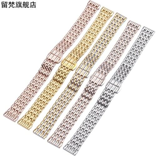 Metal watch bracelets 12mm 14MM 16MM 18MM 20MM Suitable For Fossi Dw Longine Womens Stainless Steel Watch Strap bands