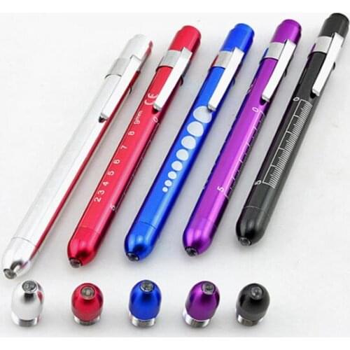 Multifunction flashlight pen Physician Pocket Penlight Torch Doctor Nurse Medical pen light Portable lighting