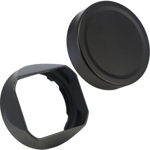 The New Metal Square Bayonet Lens Hood for Fujifilm XF35mmF2 R WR , With Cap, Replaces Fuji LH-XF35-2