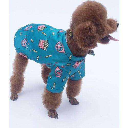 New Hot Sale Pet Dog Clothes Printed Dog Winter Coats Warm Dog Hoodies For Chihuahua Small And Large Dog Costumes