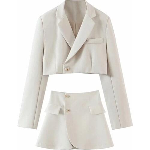 OIMG Women's Suits With A Skirt