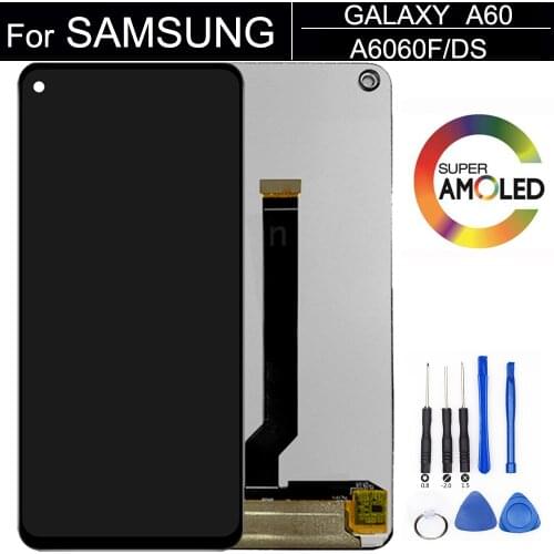 Orignal 6.3" LCD For Samsung Galaxy A60 A606F/DS A6060 Display Screen Touch Screen Digitizer Assembly Replace For M40 LCD