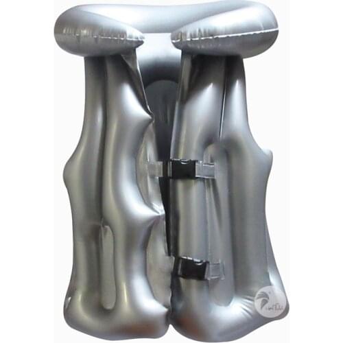 Supply Cartoon PVC Inflatable Life Jacket Outdoor Water Work Vest